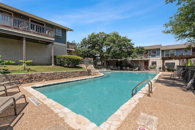 view of pool