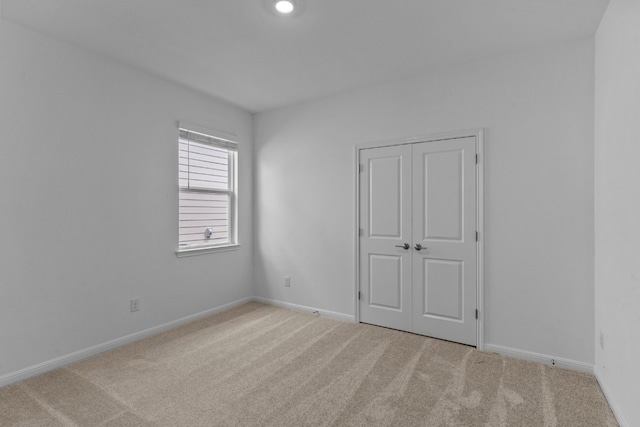 empty room with light carpet