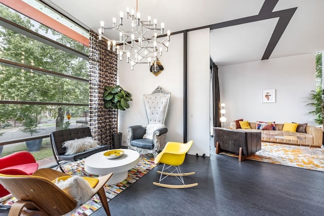 704 W Live Oak St, Austin, TX 78704 - living room with a chandelier