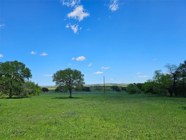 view of yard featuring a rural view