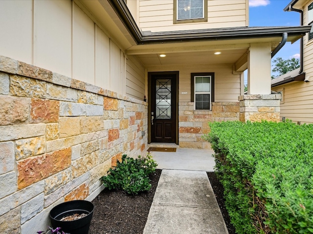 view of entrance to property