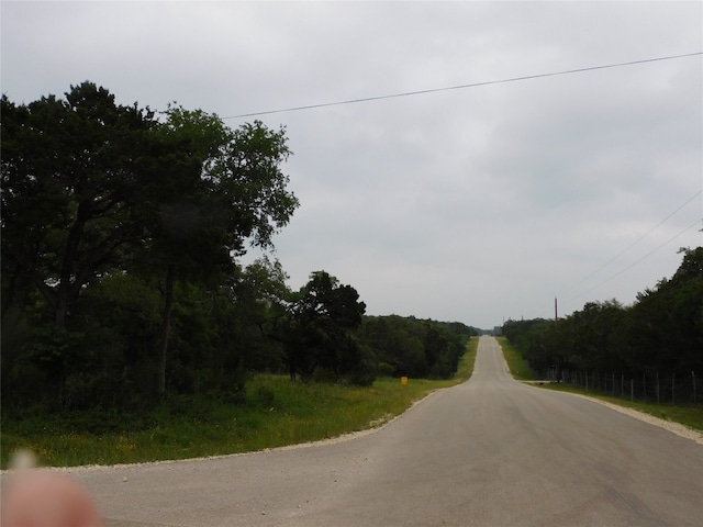 view of road