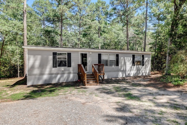 view of manufactured / mobile home