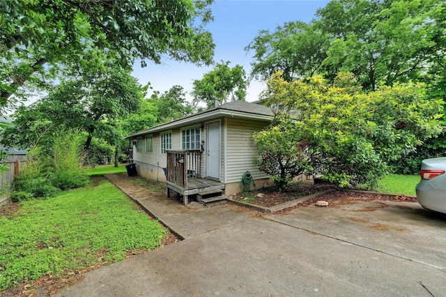 view of front of home