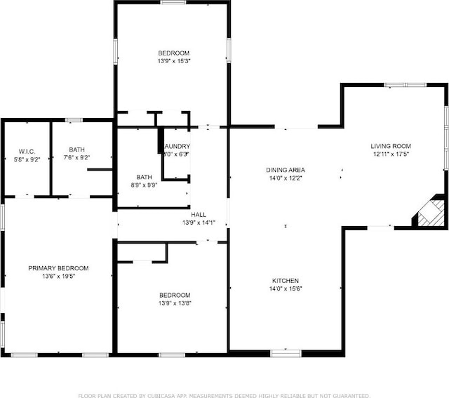 222 Pope Bnd N, Cedar Creek, TX 78612 - floor plan / room layout