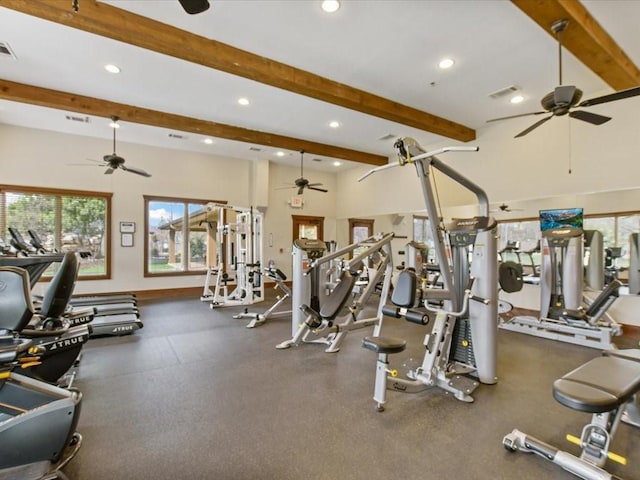 view of exercise room