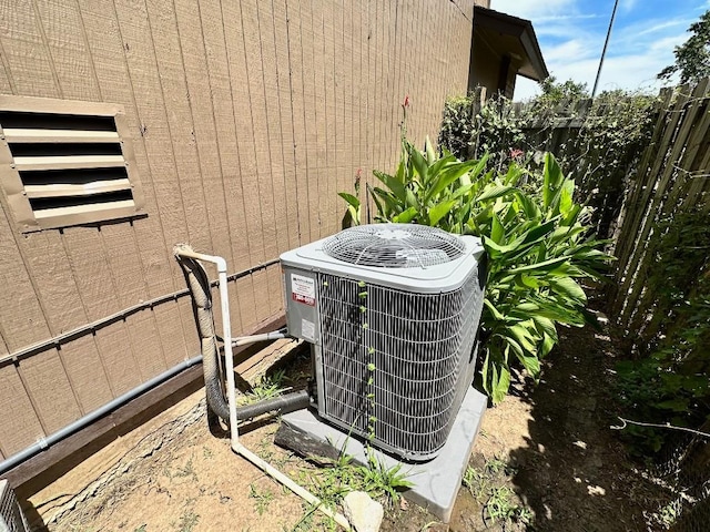 5509 Teri Rd, Austin, TX 78744 - exterior view of cooling unit and fence
