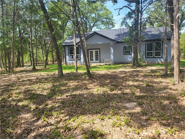 view of rear view of property