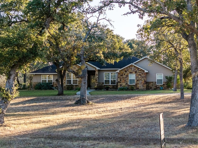 view of ranch-style home