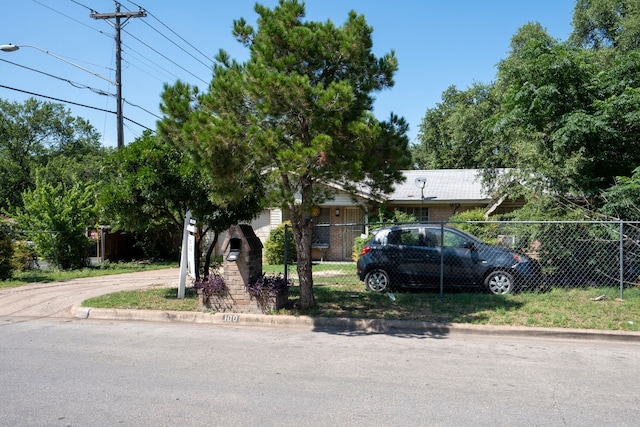 view of obstructed view of property