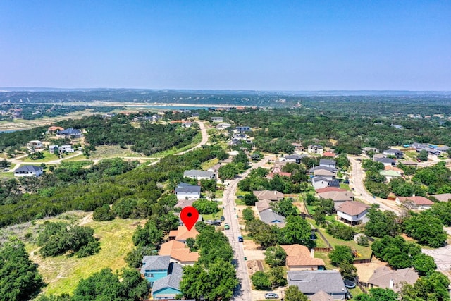 view of aerial view