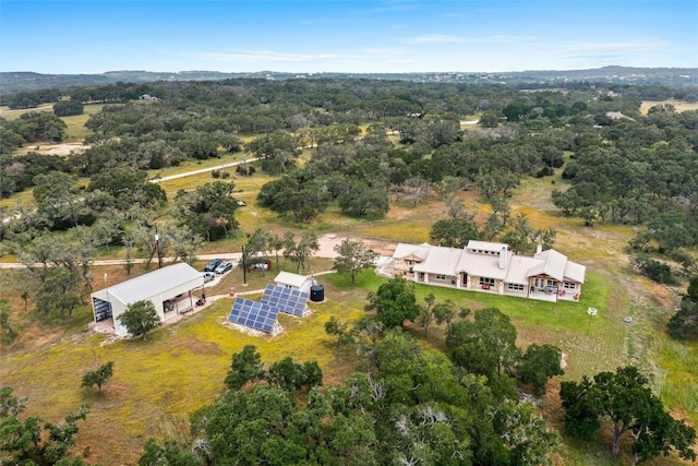 drone / aerial view