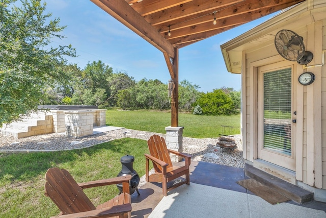 view of patio