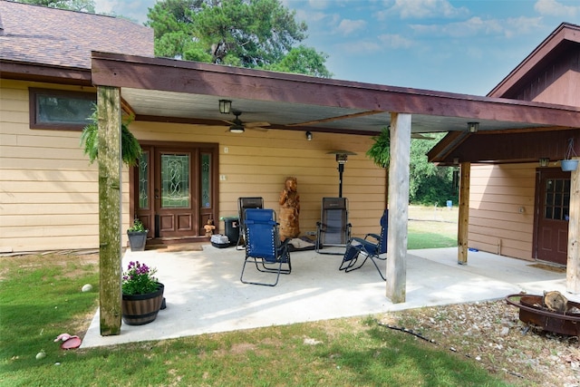 view of patio