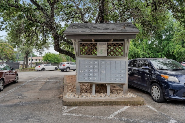 view of home's community featuring mail boxes