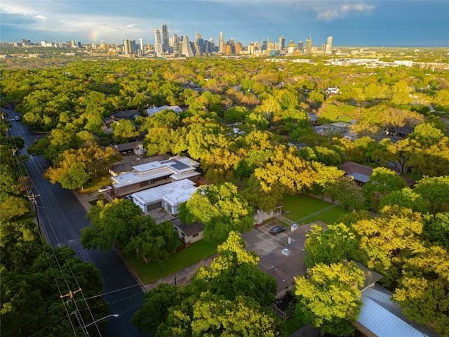 view of aerial view