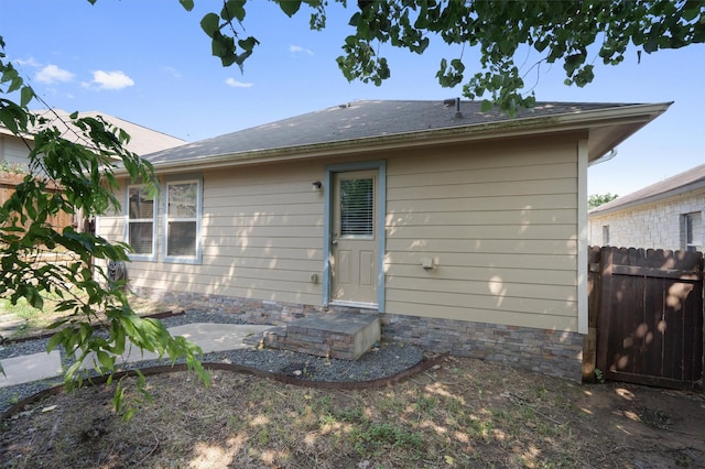 view of back of house