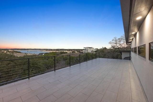 18116 Cedar Sage Ct, Lago Vista, TX 78645 - view of patio with a water view