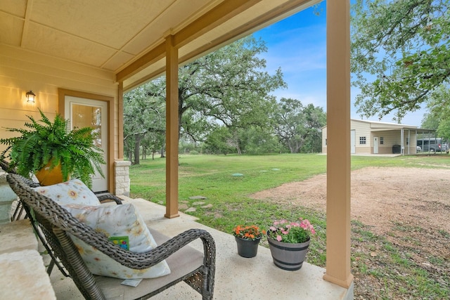1451 Gatlin Creek Rd E, Driftwood, TX 78619 - view of patio