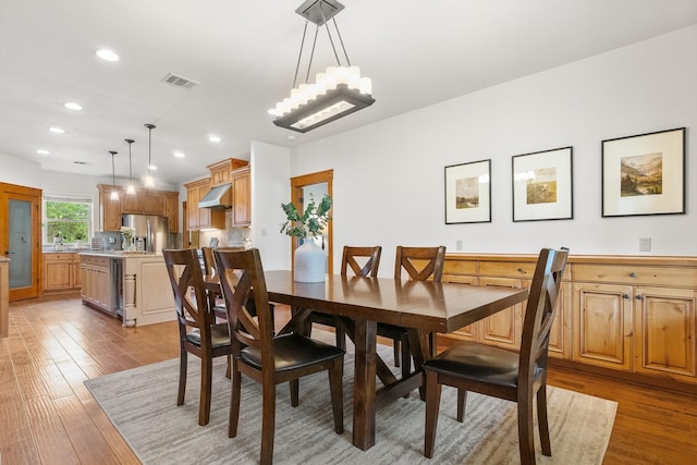 1451 Gatlin Creek Rd E, Driftwood, TX 78619 - dining area featuring wood-type flooring