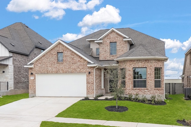 view of front of home with a front yard