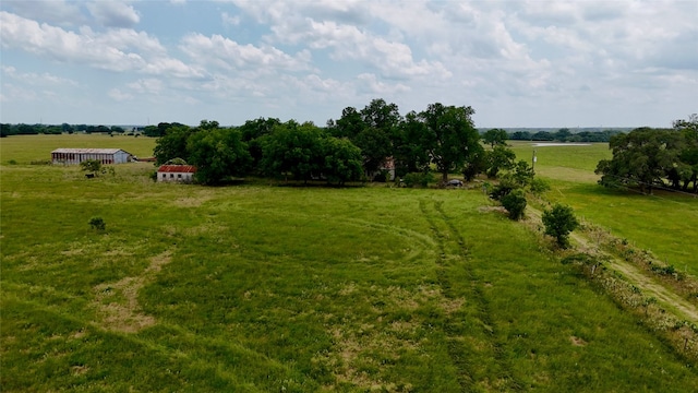 exterior space featuring a rural view