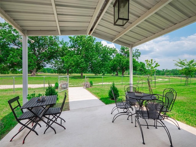 view of patio