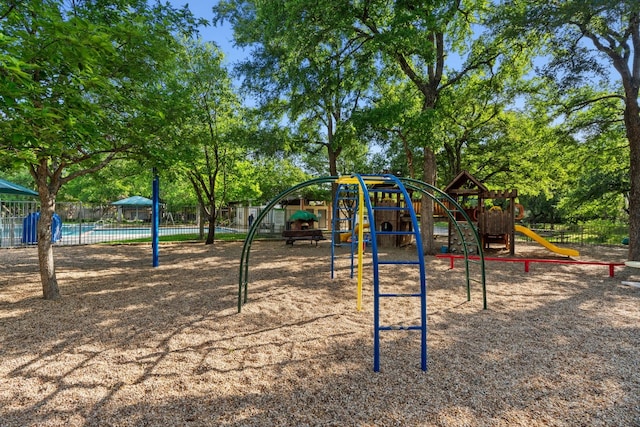 view of play area