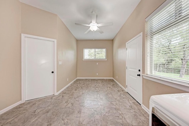 101 Lost Buck, Horseshoe Bay, TX 78657 - foyer entrance with ceiling fan and baseboards