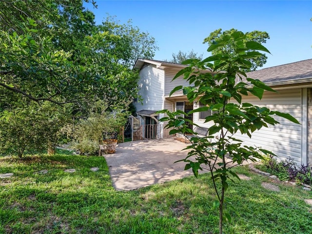 exterior space with a patio