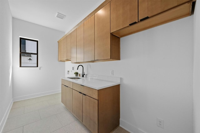 kitchen featuring sink