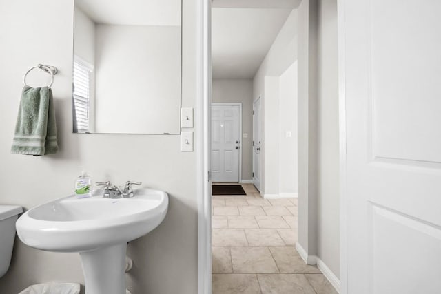 bathroom featuring tile patterned floors