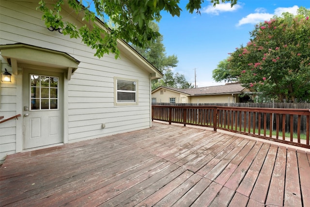 view of deck