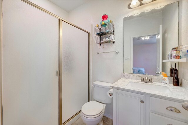 31451 Kingsway Rd, Georgetown, TX 78628 - ensuite bathroom with a stall shower and vanity