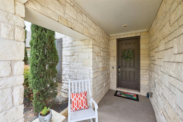 31451 Kingsway Rd, Georgetown, TX 78628 - property entrance featuring stone siding