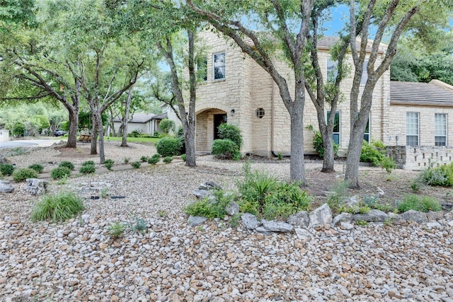 view of front of home