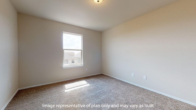 carpeted spare room with a healthy amount of sunlight