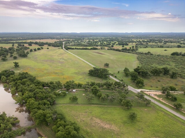 bird's eye view featuring a rural view