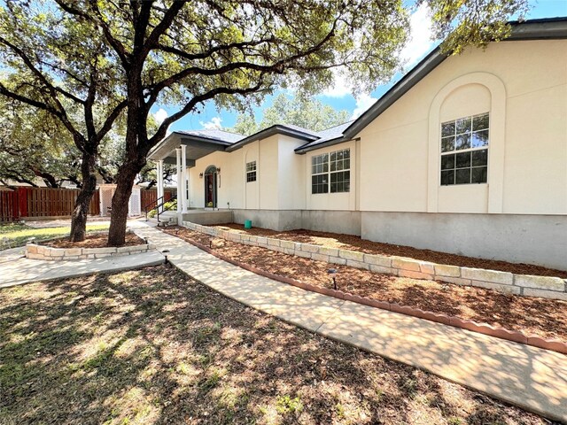 view of property exterior