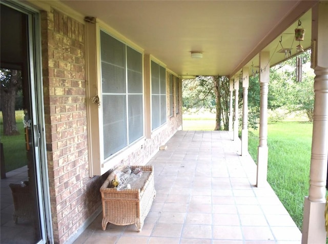 view of patio / terrace featuring a porch