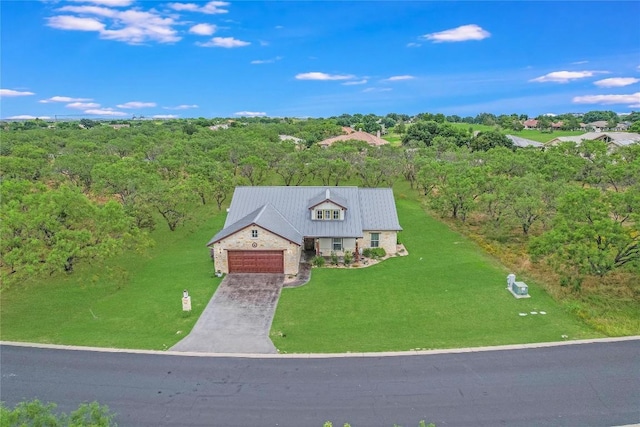 1502 Hi Cir S, Horseshoe Bay, TX 78657 - view of subject property with a heavily wooded area