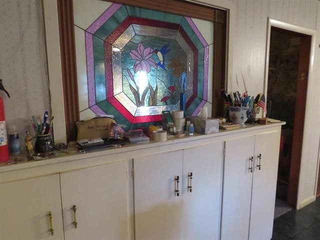 bathroom featuring tile patterned flooring