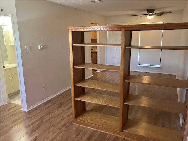 closet with visible vents