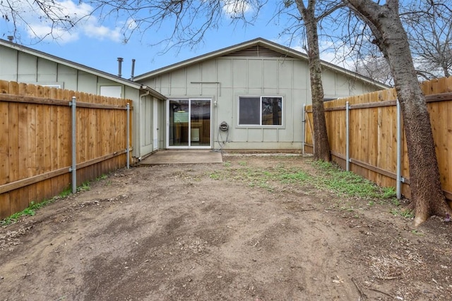 view of back of property