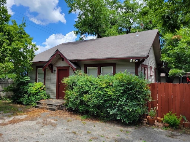 view of front of home