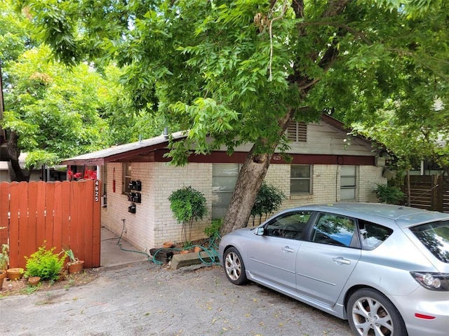 4627 Depew Ave, Austin, TX 78751 - view of side of property with brick siding