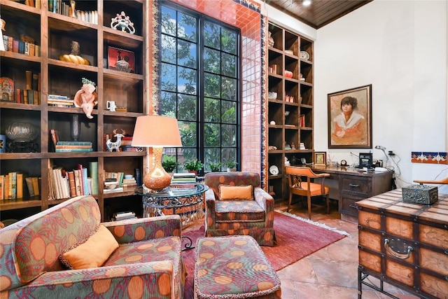 view of living area