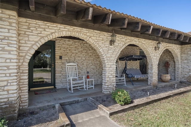 view of patio