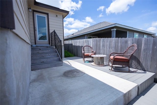 view of patio