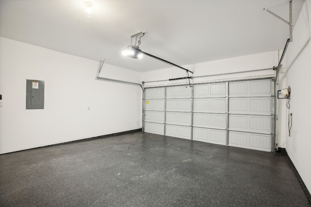 1837 Flying Horseshoe Bnd, Georgetown, TX 78628 - garage featuring electric panel and a garage door opener